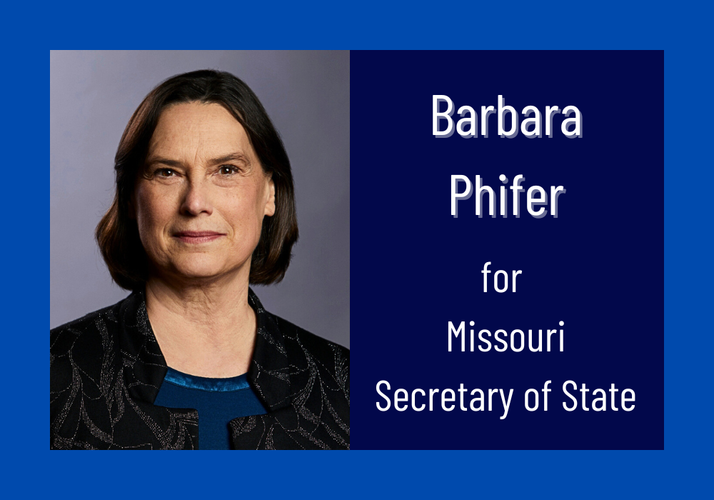 Barbara Phifer, candidate for Missouri Secretary of State