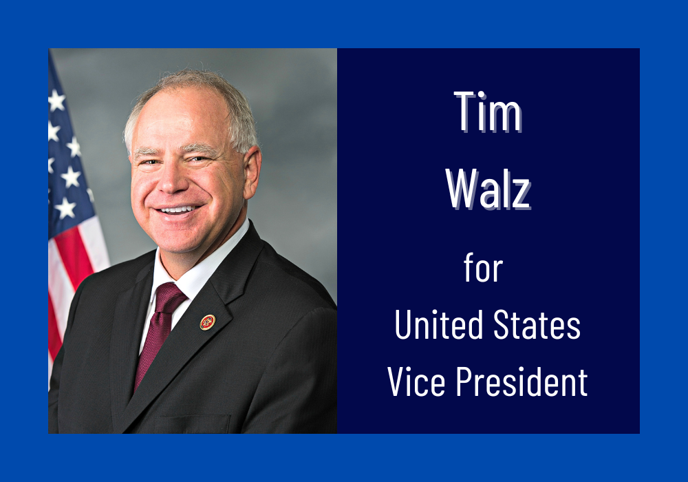 Tim Walz for US Vice President