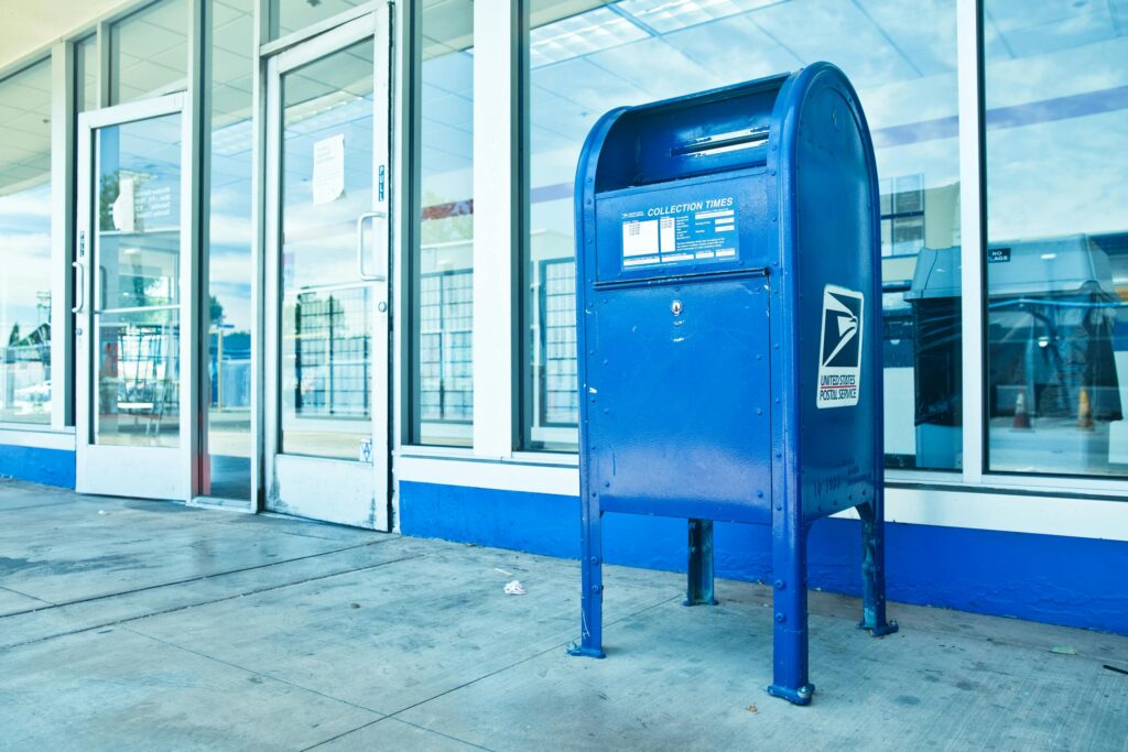 US postal service mailbox